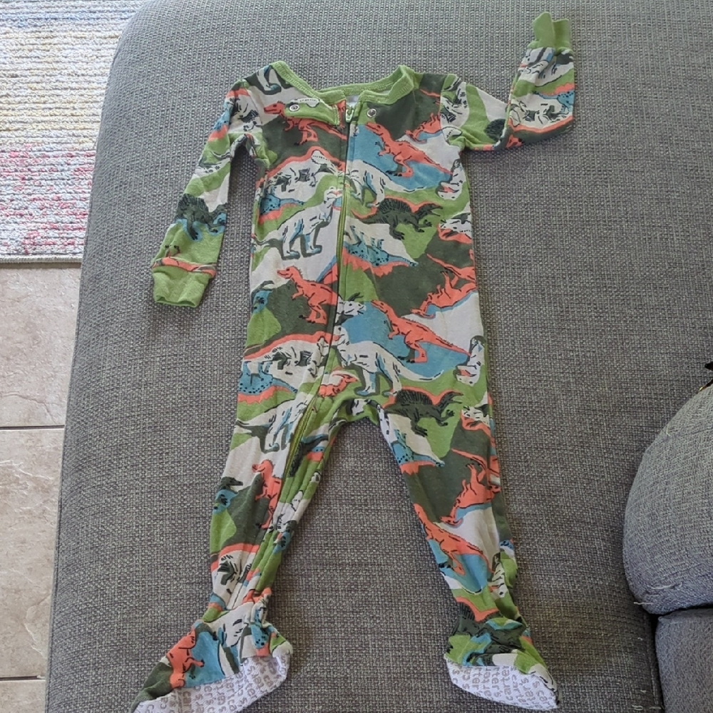 Carter's Green and Blue Footies One Piece